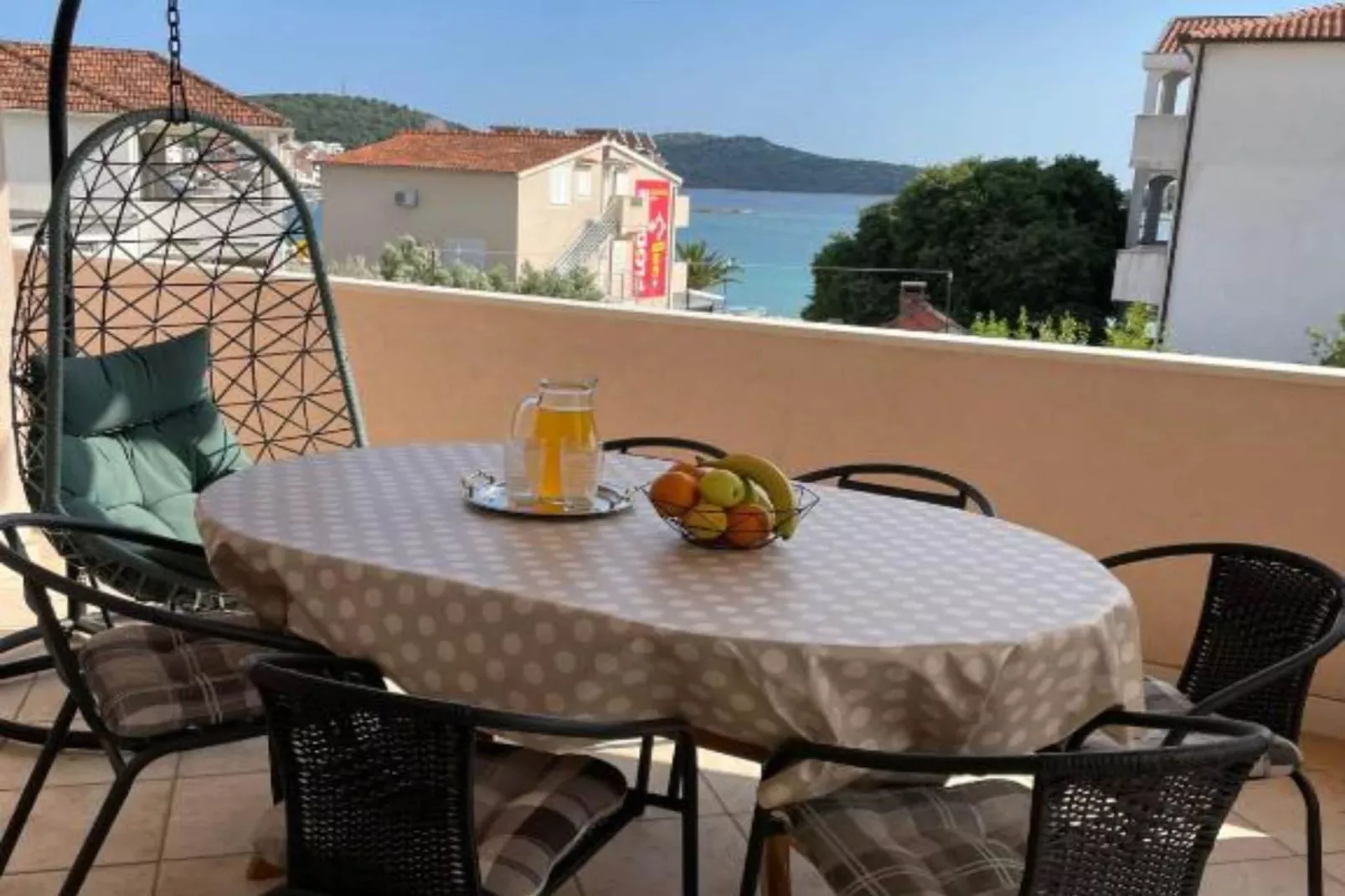 Apartment Megi - Two Bedroom Apartment with Balcony and Sea View-Terrasbalkon