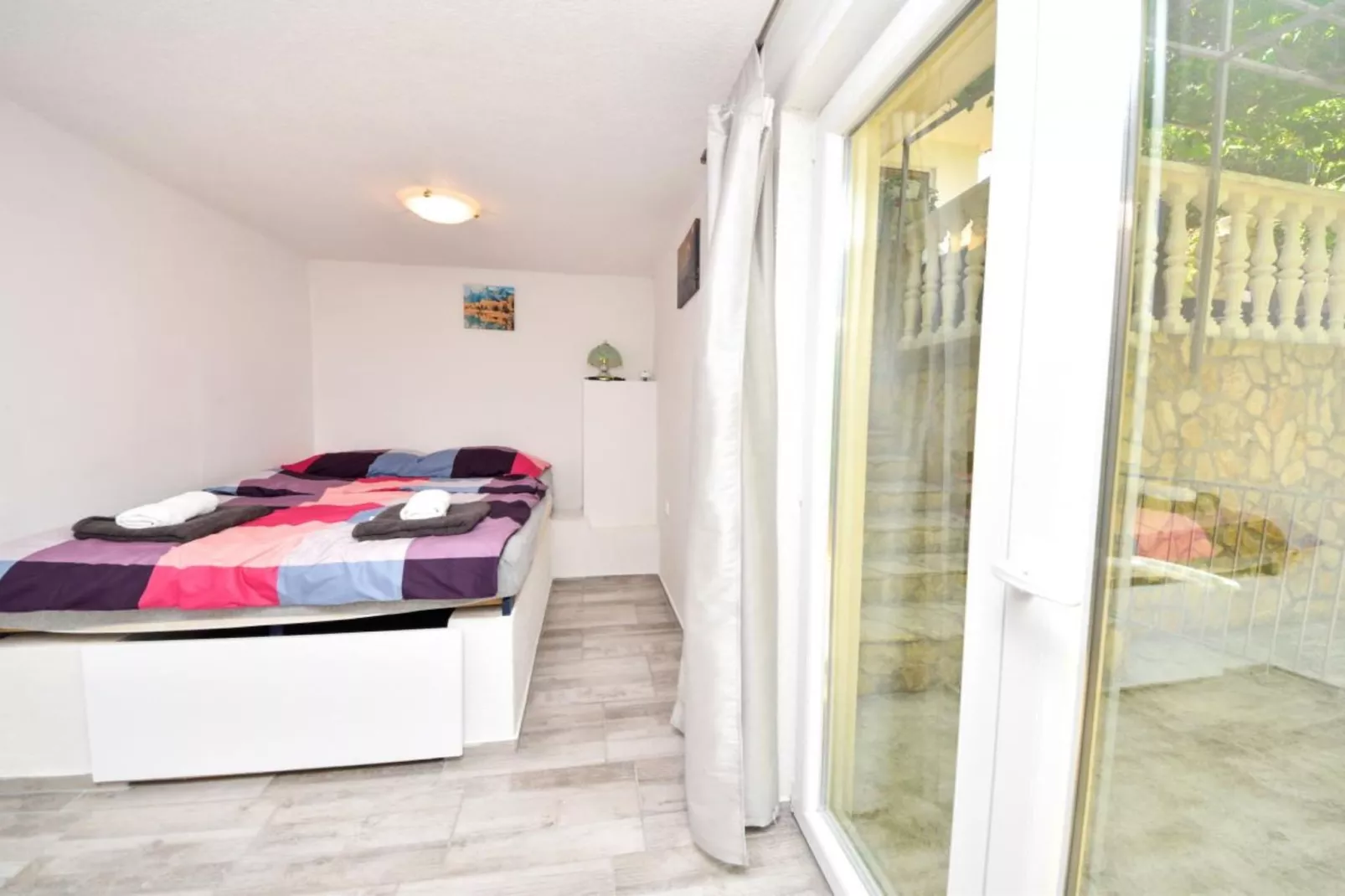 Apartments Robi & Kristina - One Bedroom Apartment with Sea View A1-Slaapkamer