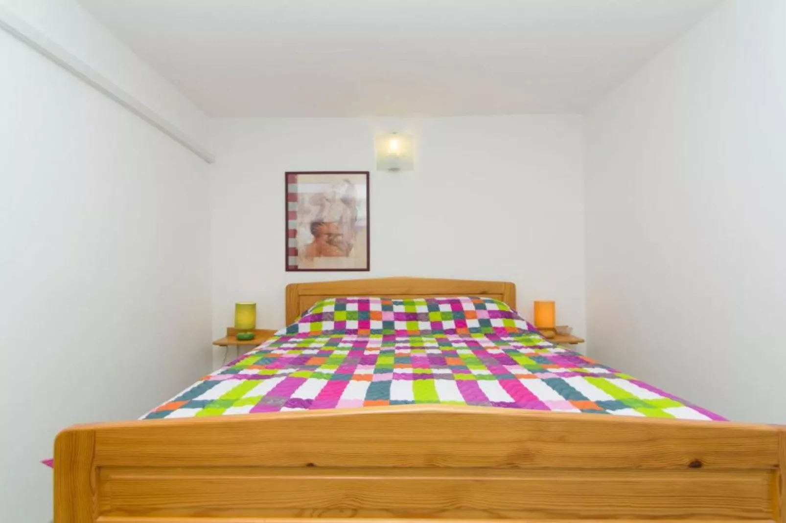 Apartment Jurišić Korčula - One Bedroom Apartment with Terrace-Slaapkamer
