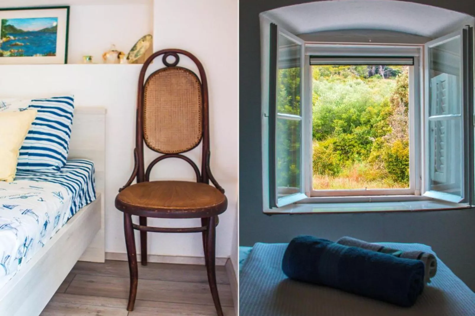 Seaside Holiday Home Andrija - Two Bedroom Holiday Home with Sea View-Slaapkamer