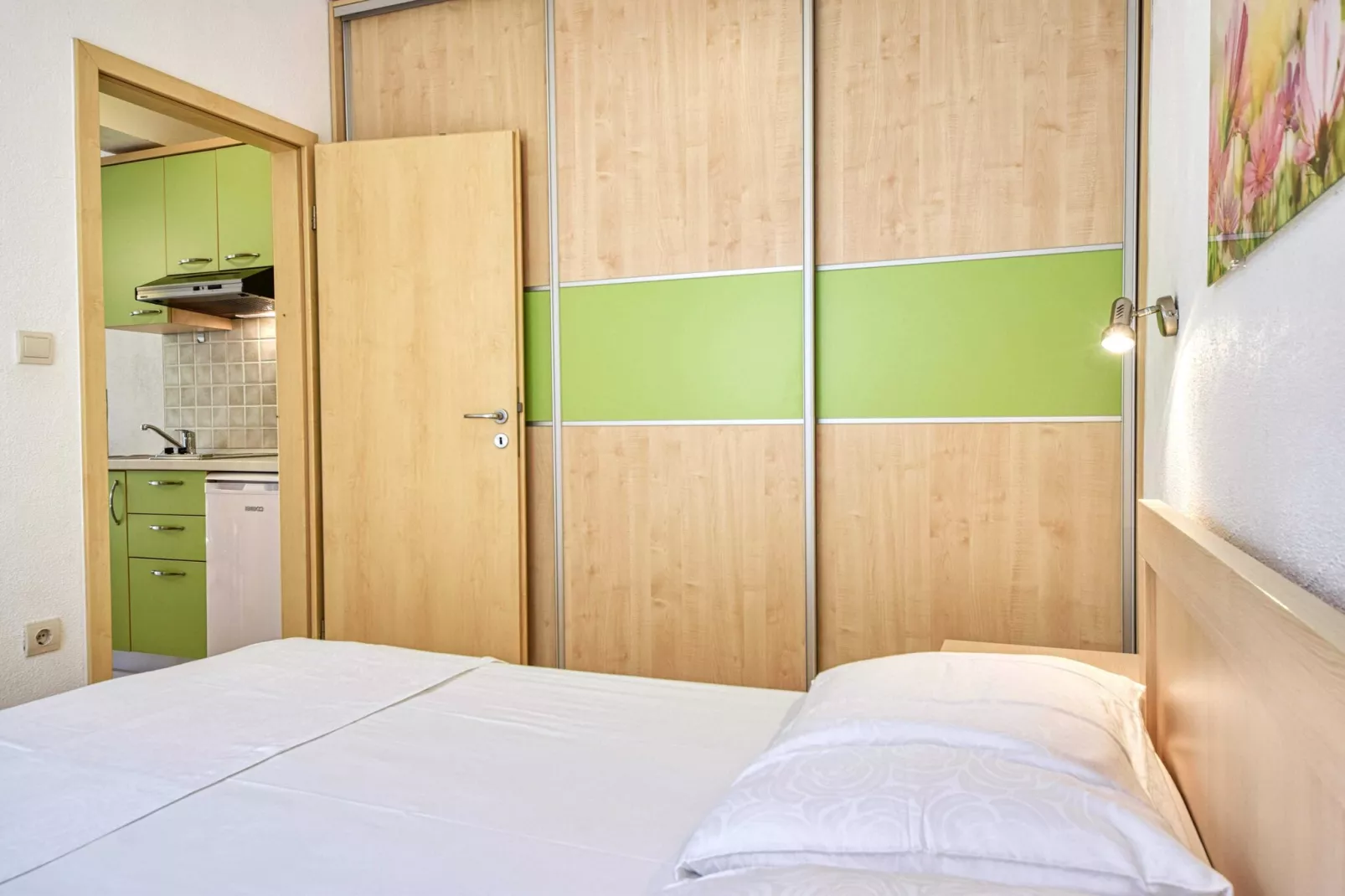 Apartments Gracin - Superior One Bedroom Apartment with Terrace (A2)-Slaapkamer