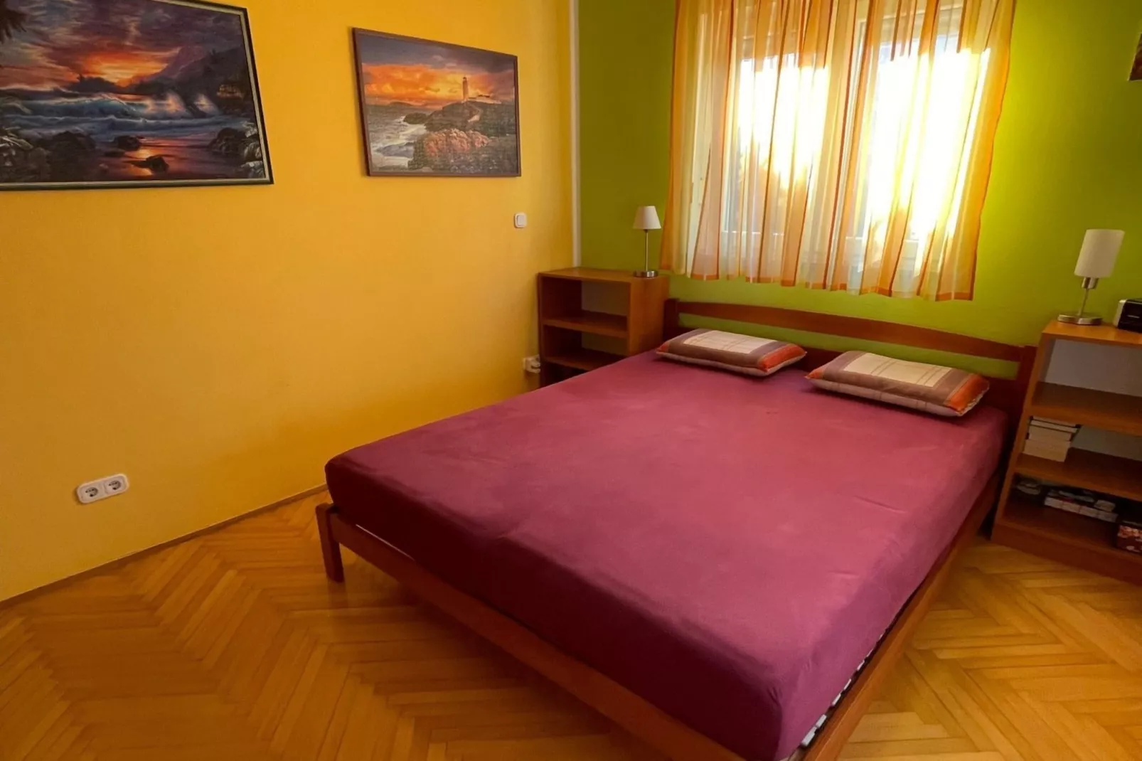 Classic and Modern Umag Apartment with Terrace and BBQ - Two Bedroom Apartment with Terrace-Slaapkamer