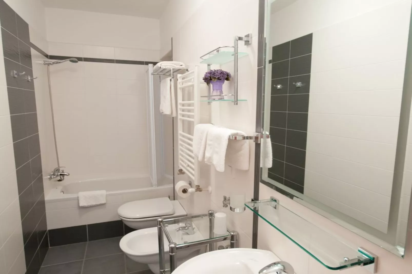 Apartments Alba - Three Bedroom Apartment (Marina)-Badkamer