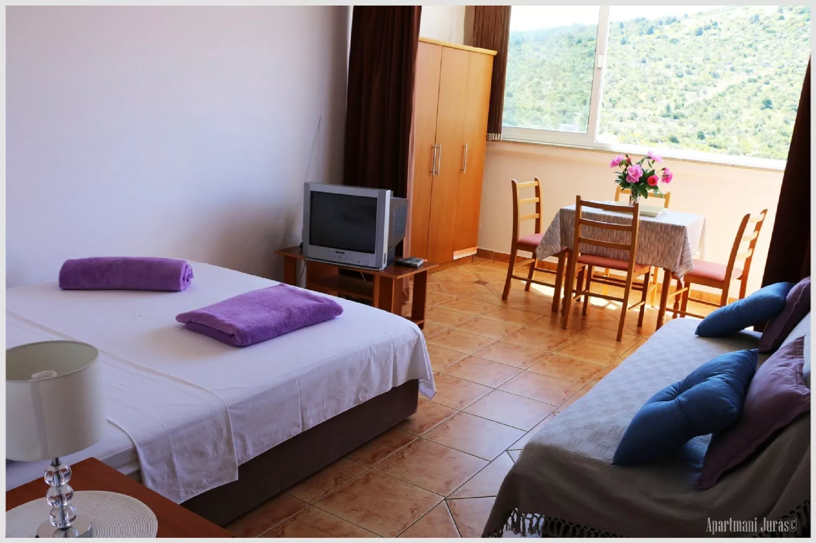 Apartments Juras - Studio Apartment with Sea View (Mia)-Binnen