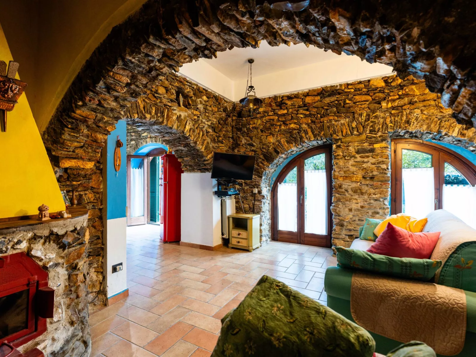 La Bouganville - Rustico con giardino-Binnen