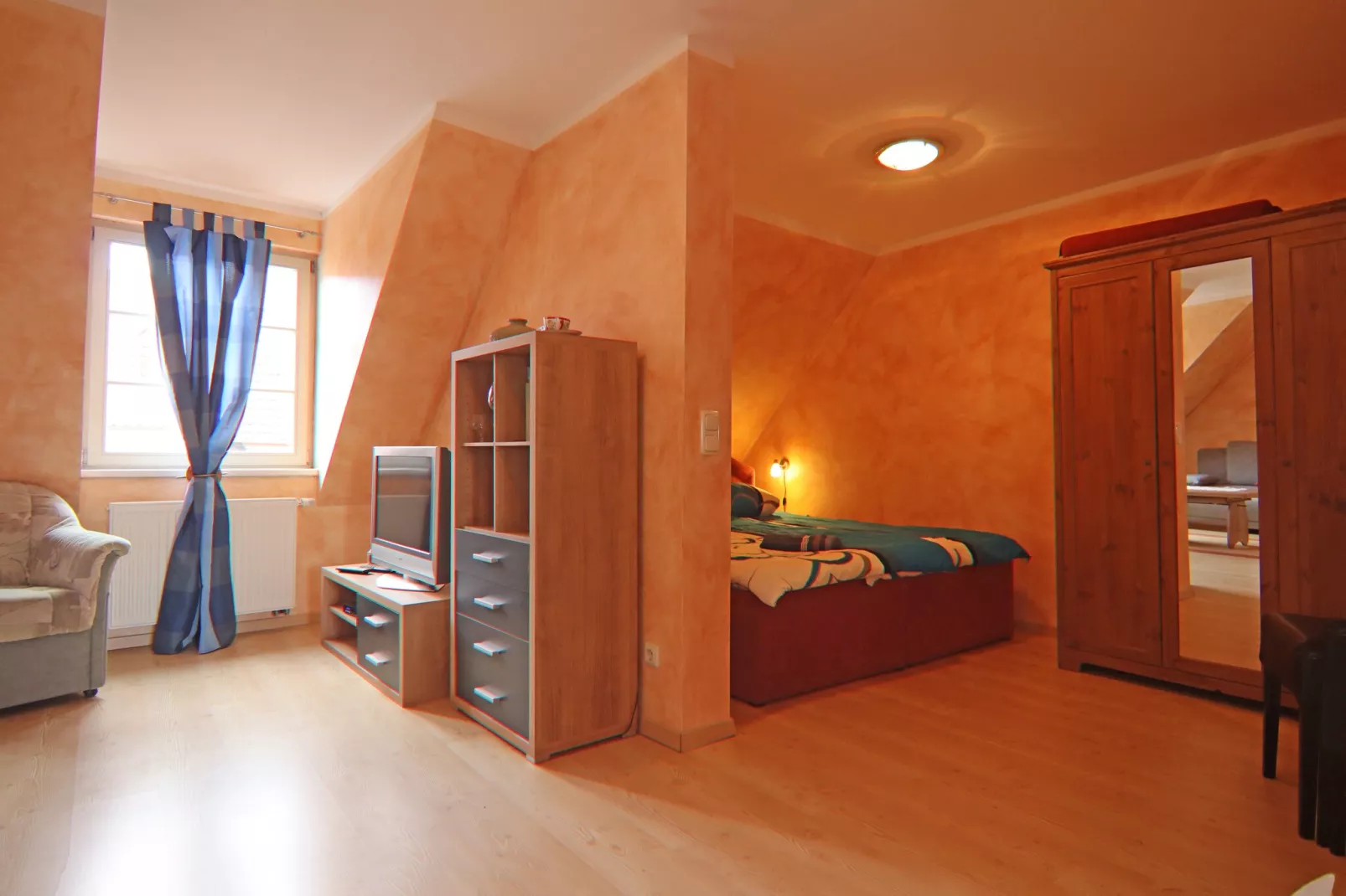 Ferienwohnung Steuerbord-Woonkamer