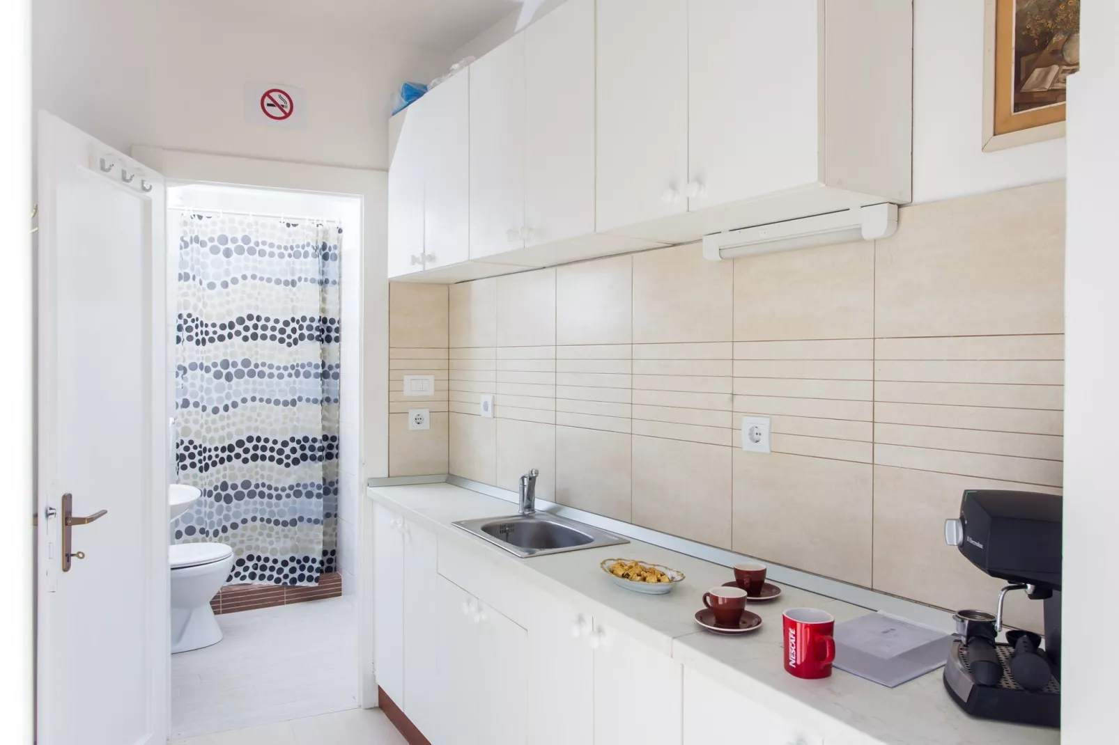 Apartments Ljubimir - One-Bedroom Apartment with Shared Terrace - Bambo-Keuken