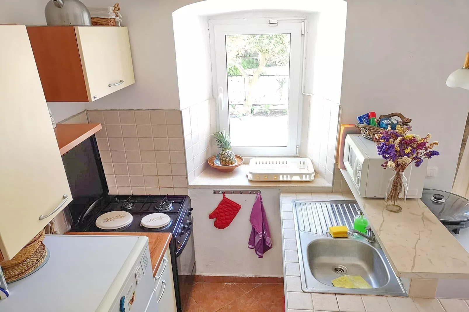 Olive's Apartment-Two Bedroom Apartment with Terrace-Keuken