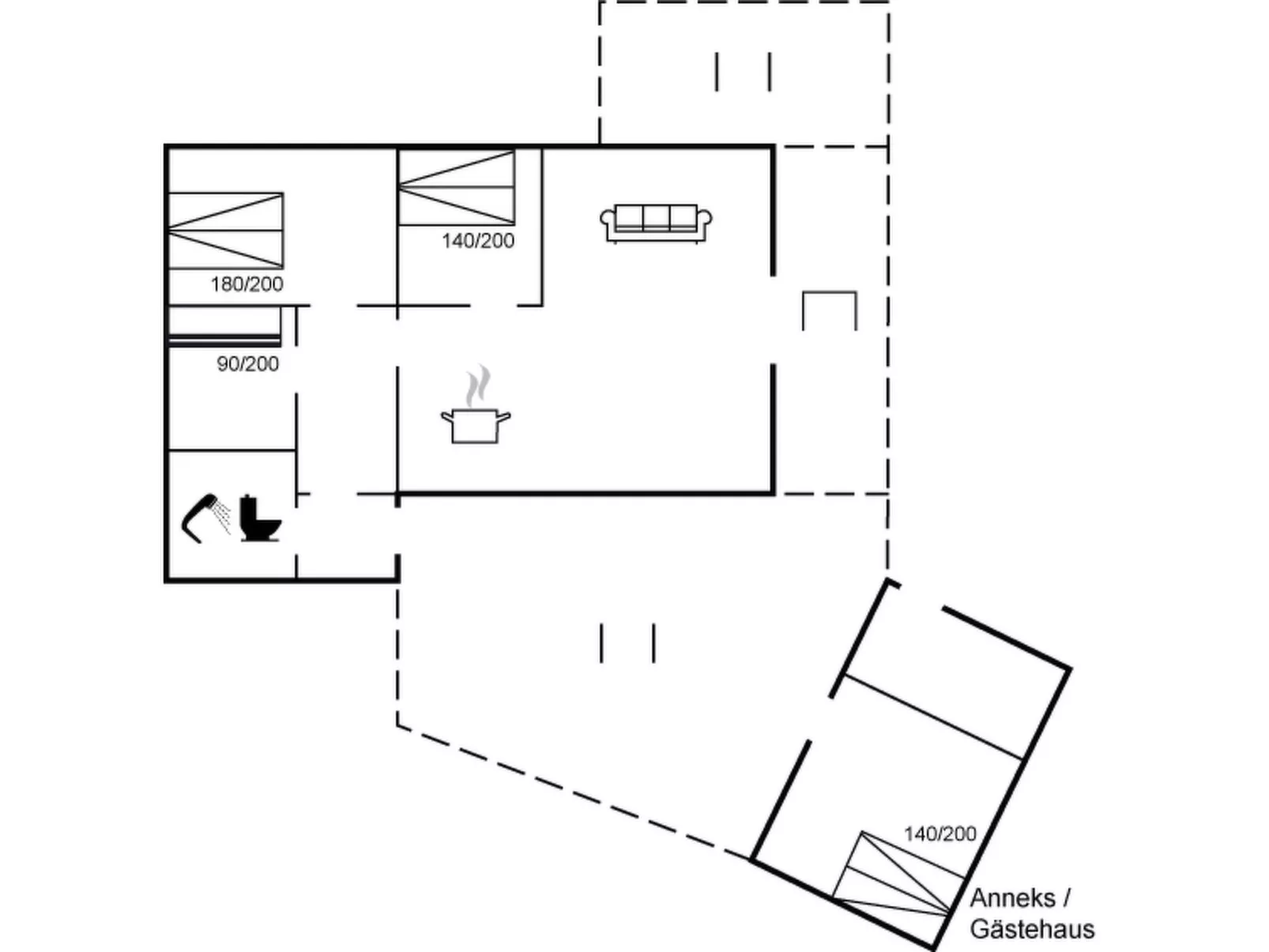 "Thermet" - 1.6km from the sea-Binnen