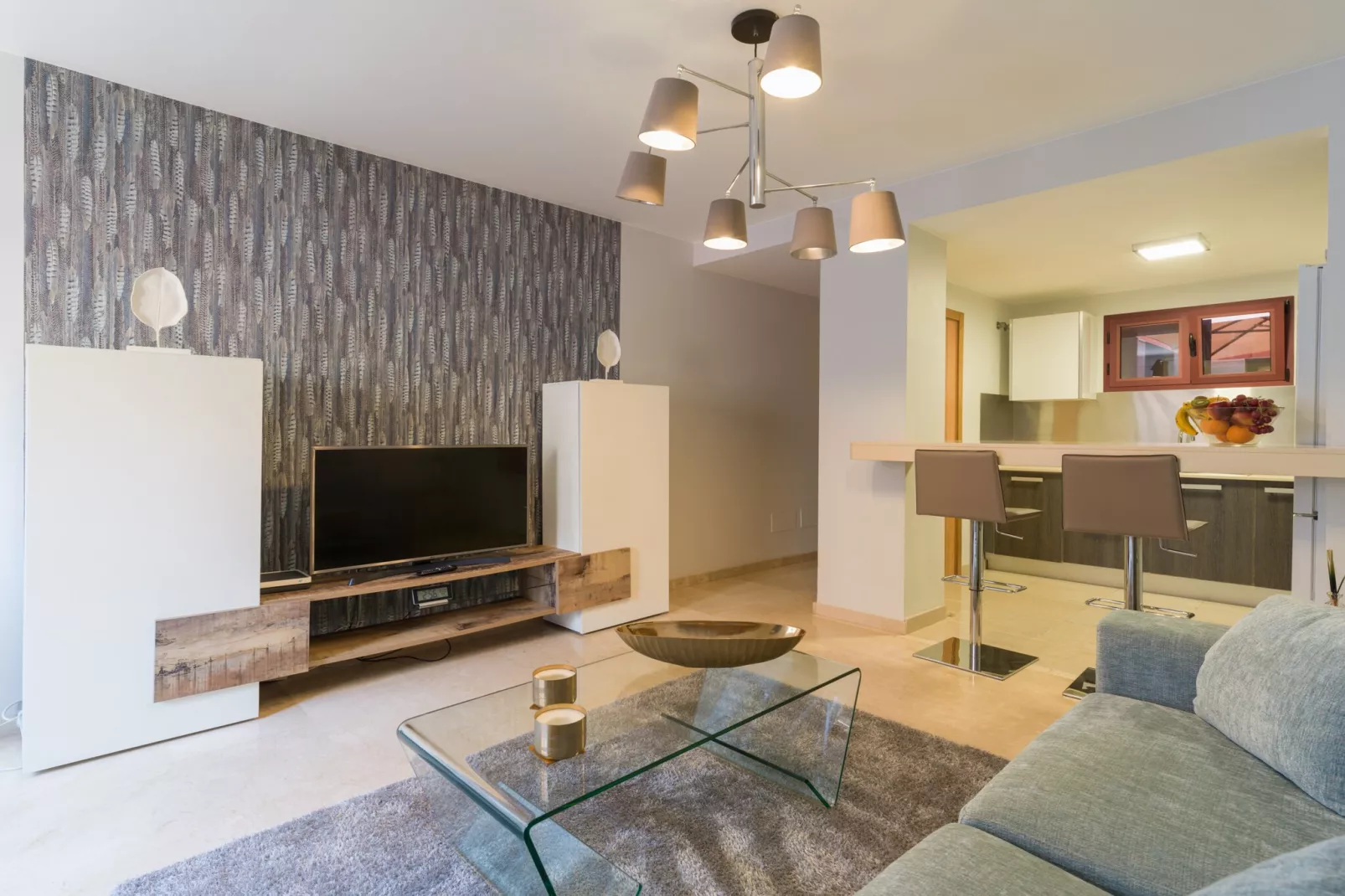 Luxury Dunas in Las Canteras By CanariasGetaway-Woonkamer