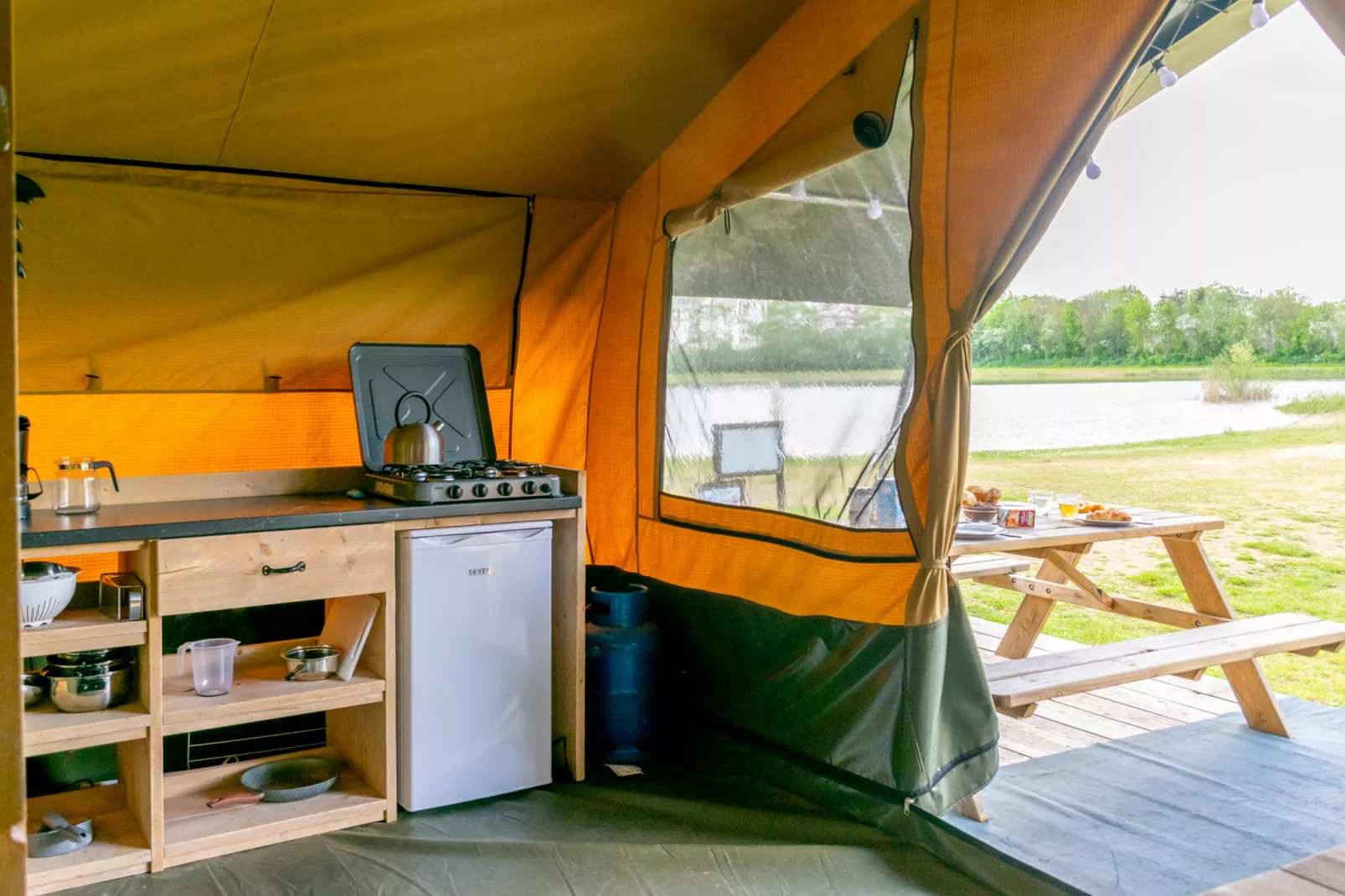 Safaritent | 6 Personen-Keuken