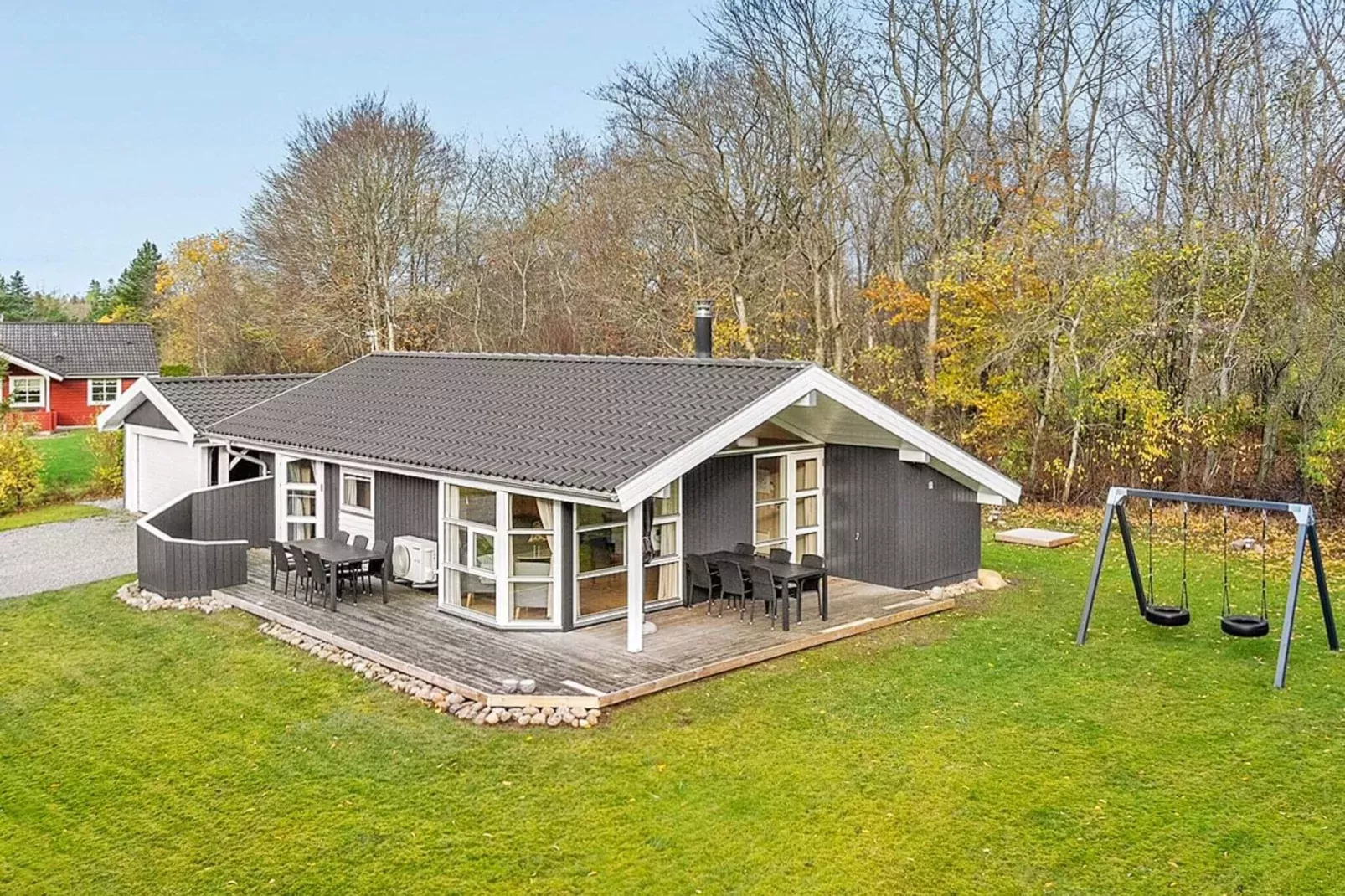 Lichte Cottage-oase in Silkeborg-By Traum-Buitenlucht