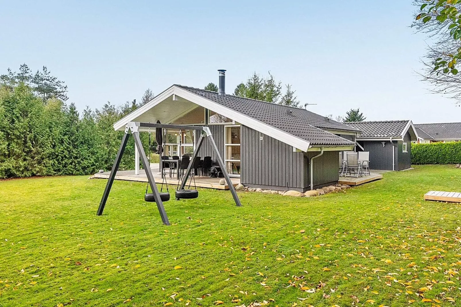Lichte Cottage-oase in Silkeborg-By Traum-Buitenlucht