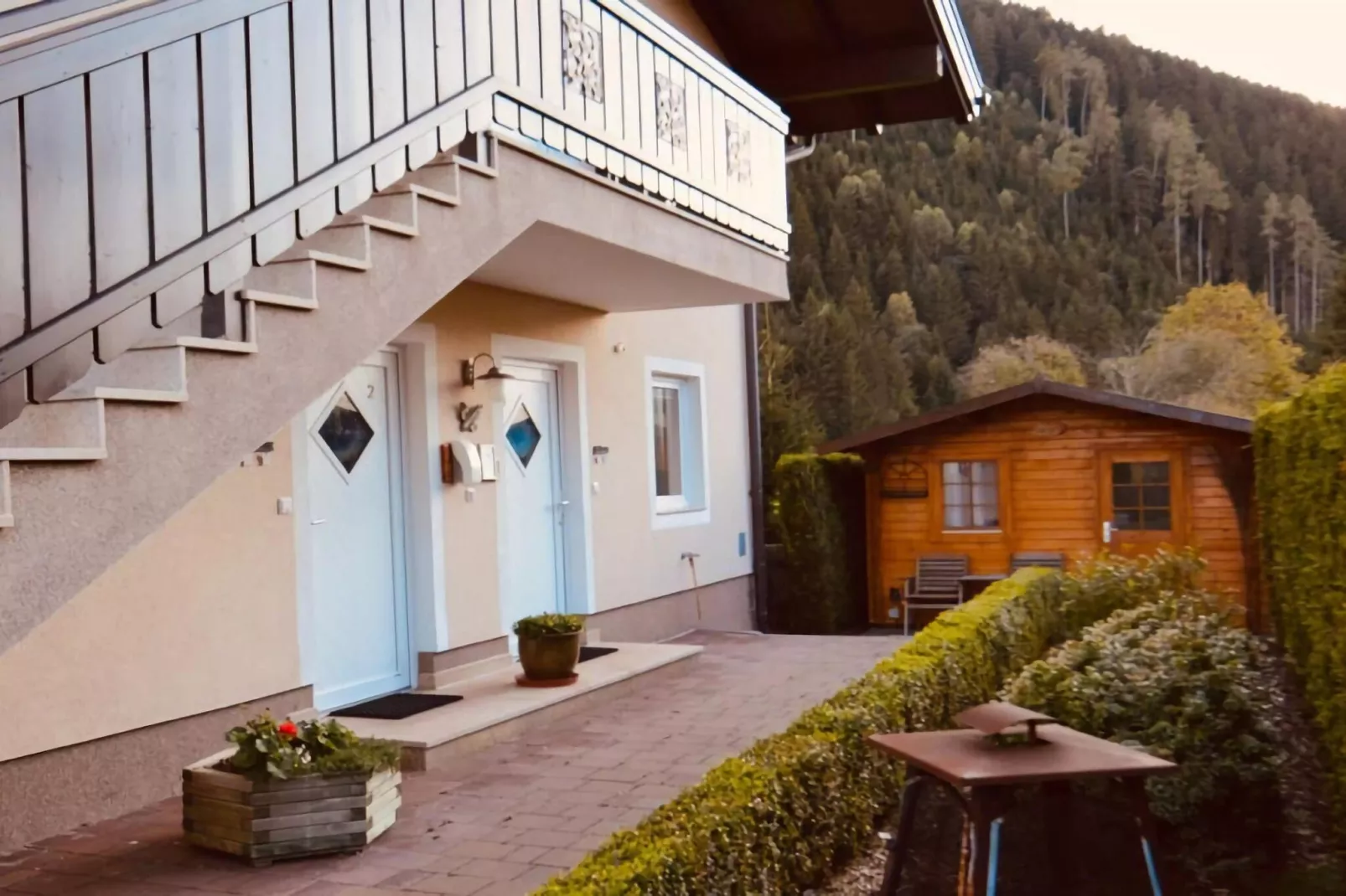 Apartment 5 mit Balkon /Hollersbach-Buitenkant zomer