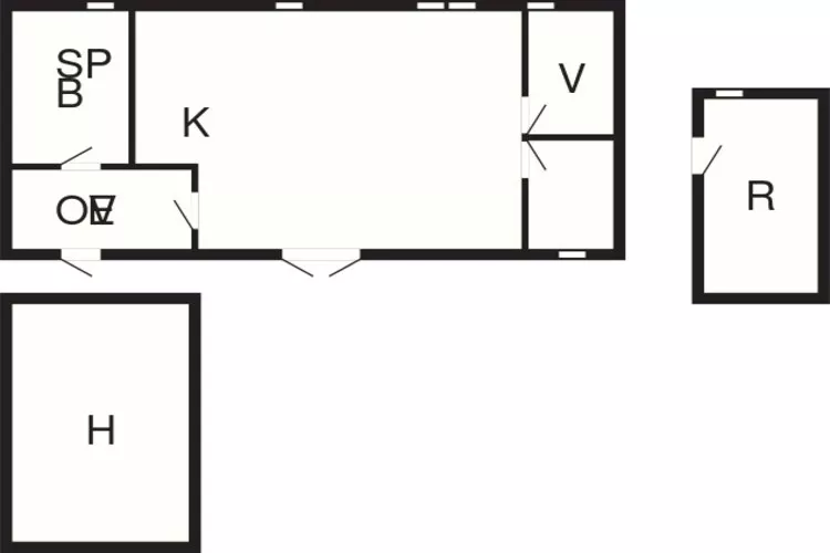 6 persoons vakantie huis in Løkken-Plattegrond