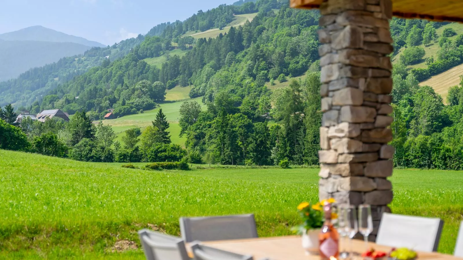 Mountain Chalet An der Mur-Uitzicht zomer