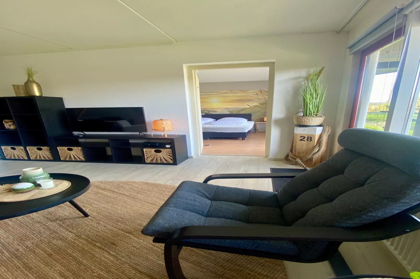 Beach Appartement 28-Woonkamer