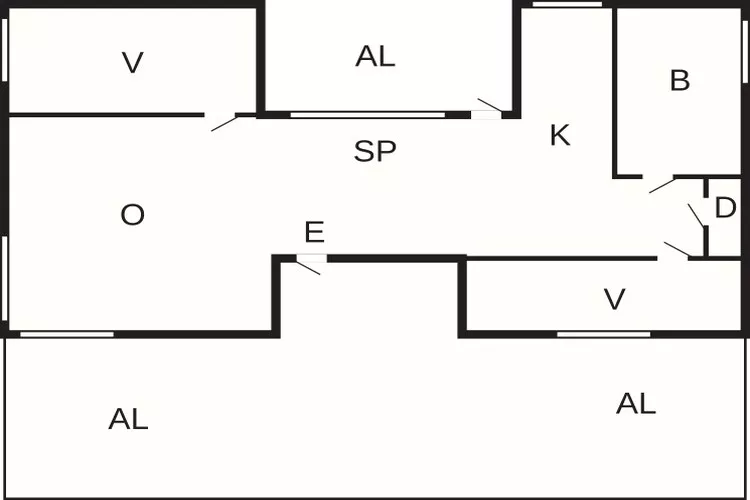 4 sterren vakantie huis in SÖLVESBORG-Plattegrond