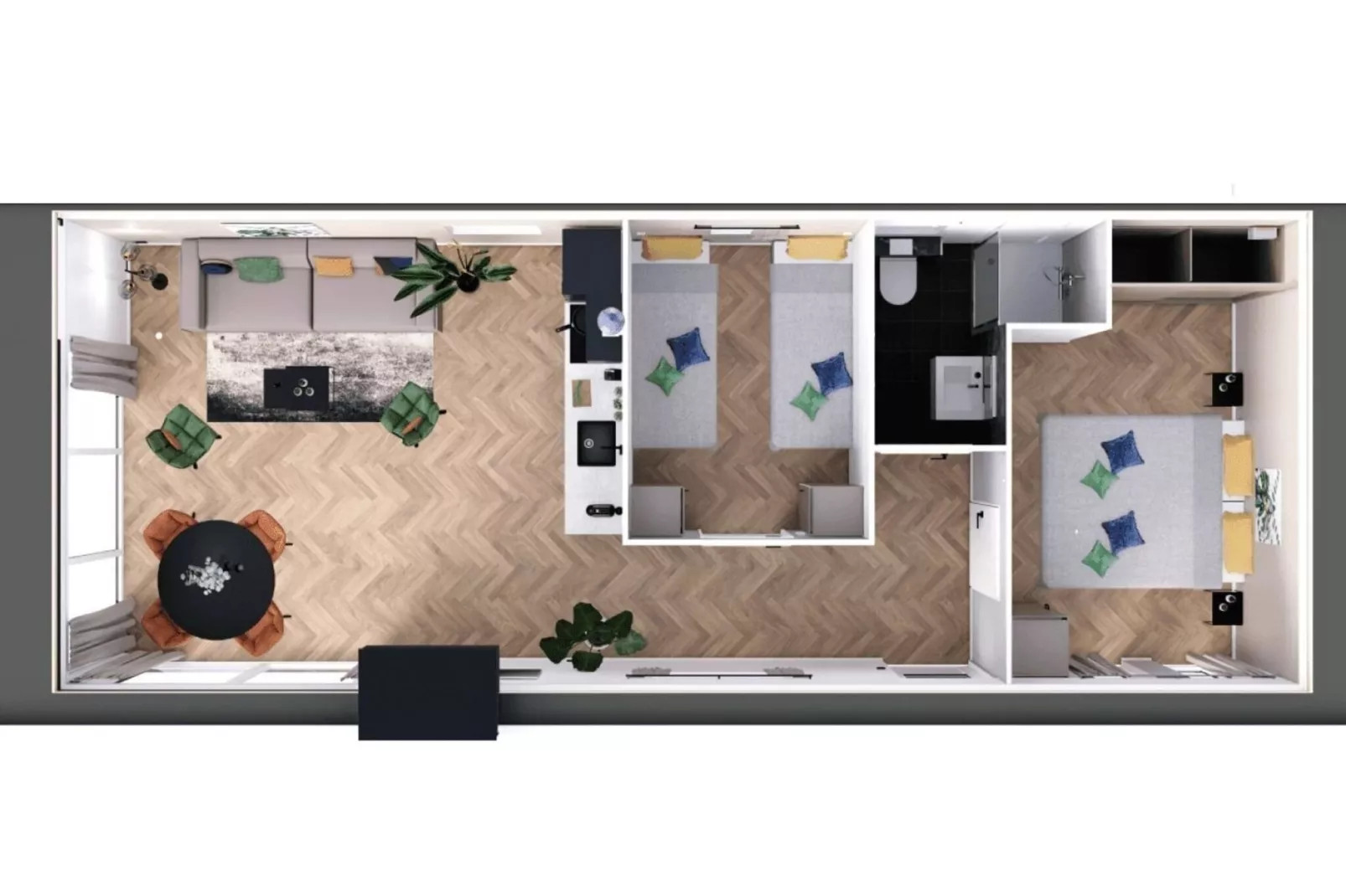 Chalet Eekhoorn-Plattegrond