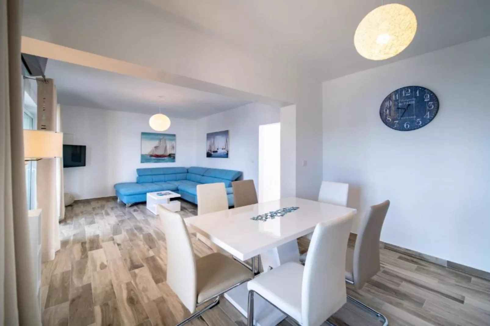 Apartments Villa Oceanus - Sea View Apartment 1 Golden sun-Eetkamer
