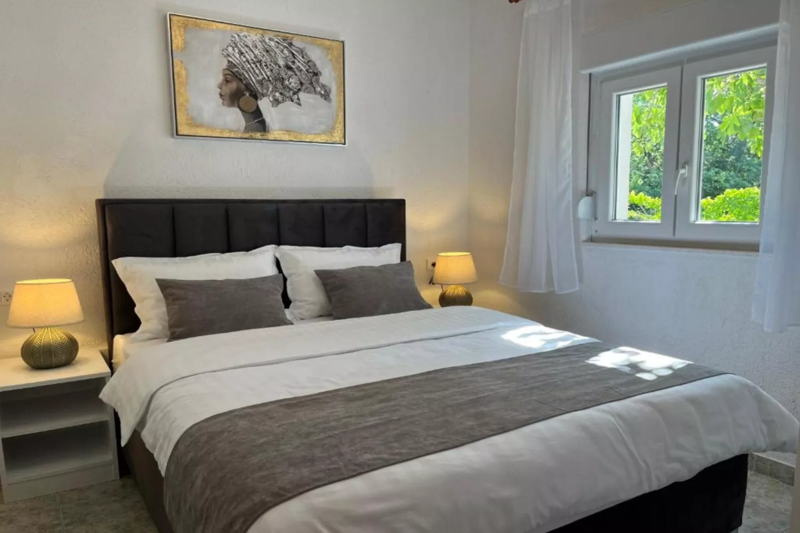 Apartments Fortuna - One Bedroom Apartment with Balcony (3)-Slaapkamer