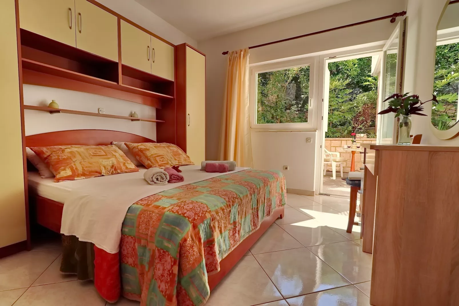 Apartments Villa Cebalo Korčula - Superior Three Bedroom Apartment with Terrace and Sea View  MARKO-Slaapkamer