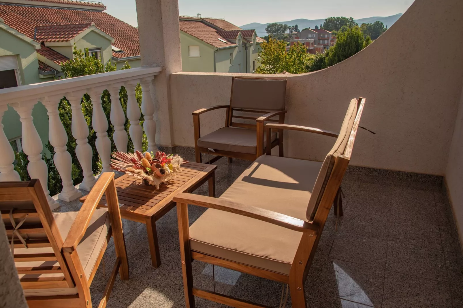Kastel Gomilica Cozy and Stylish Apartments near the Sea - Standard One Bedroom Apartment (owner I)-Terrasbalkon