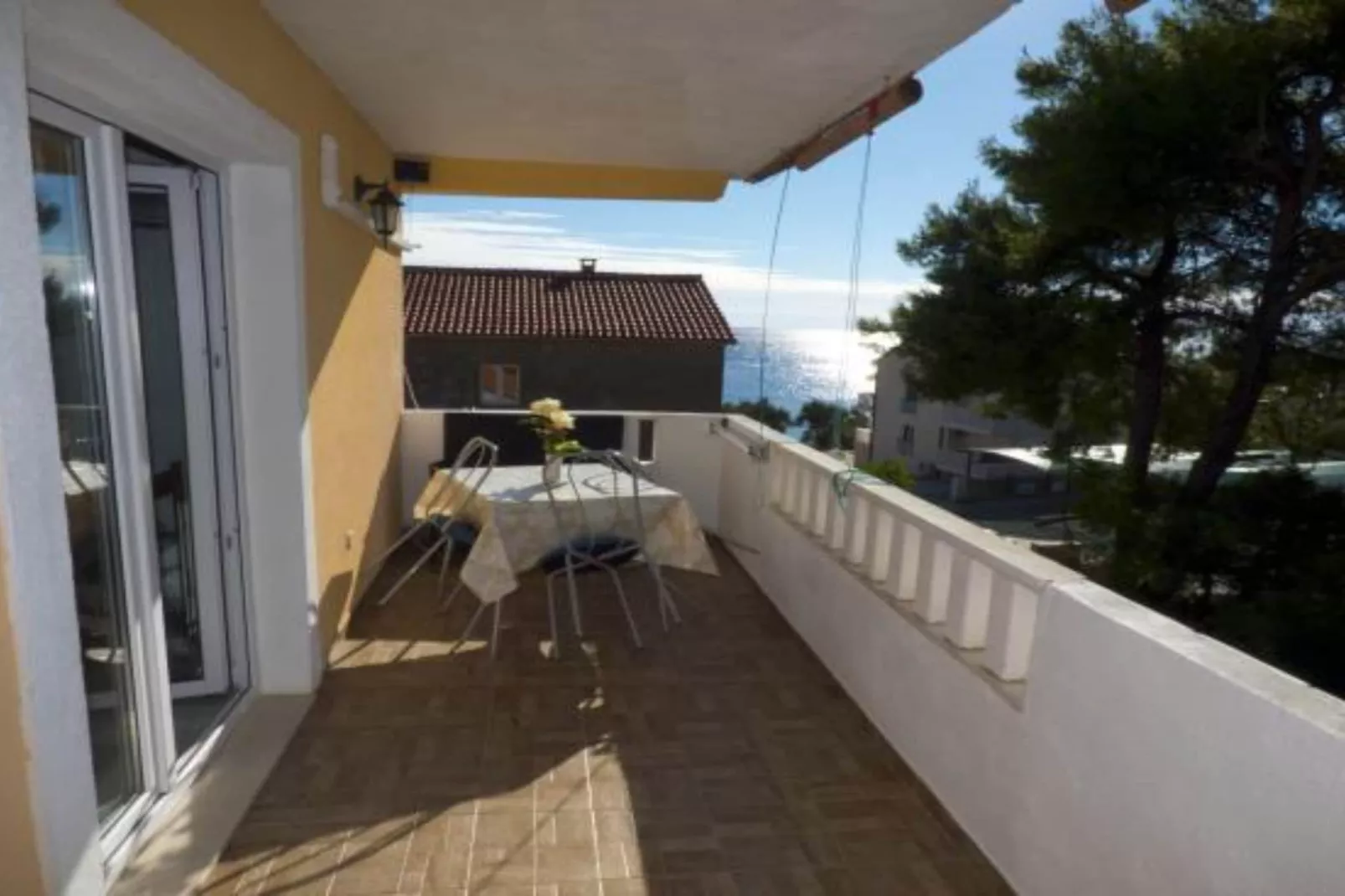 Beachfront Apartments Plaža - Two Bedroom Apartment A2-Terras