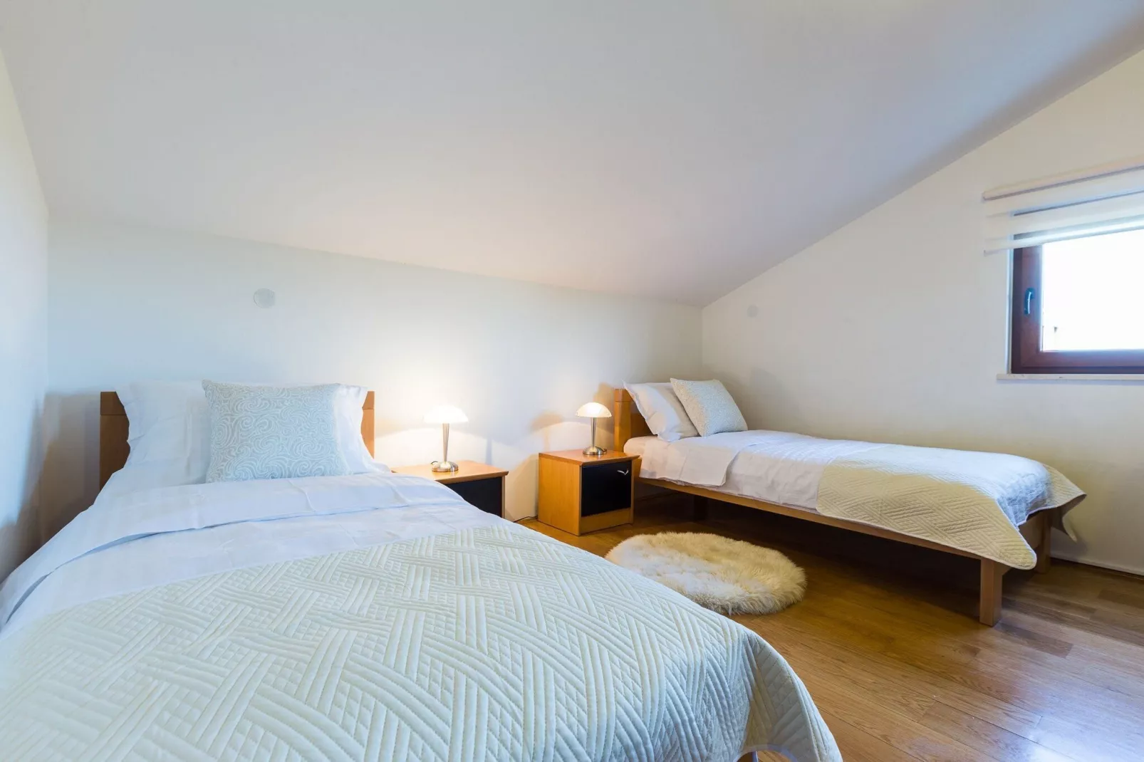 Modern Escape with Private Pool, Sauna, Game Room & BBQ, near Zadar - Four Bedroom Villa-Slaapkamer
