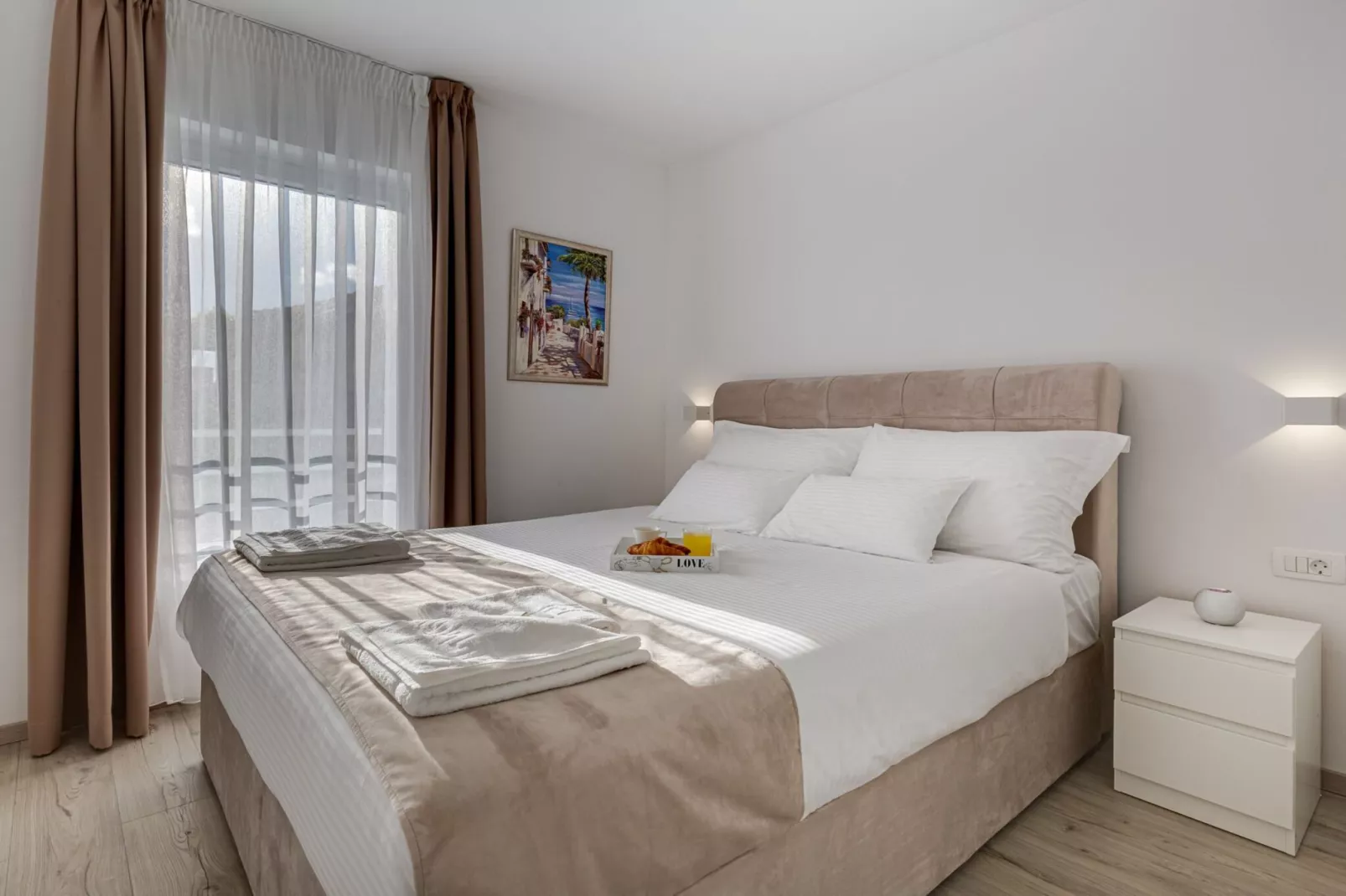 Exclusive Vodice Apartments - Deluxe One Bedroom Apartment A4-Slaapkamer