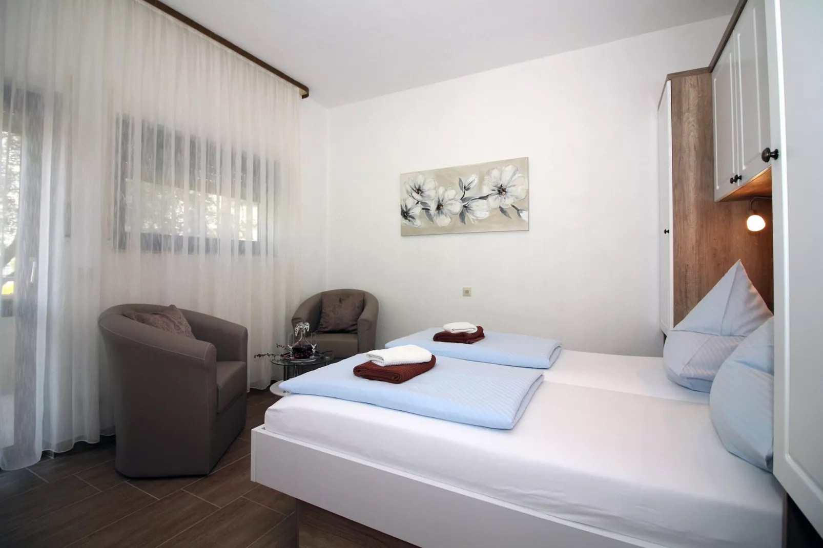 Zadar Coastal Haven - One Bedroom Apartment Ground Floor-Slaapkamer