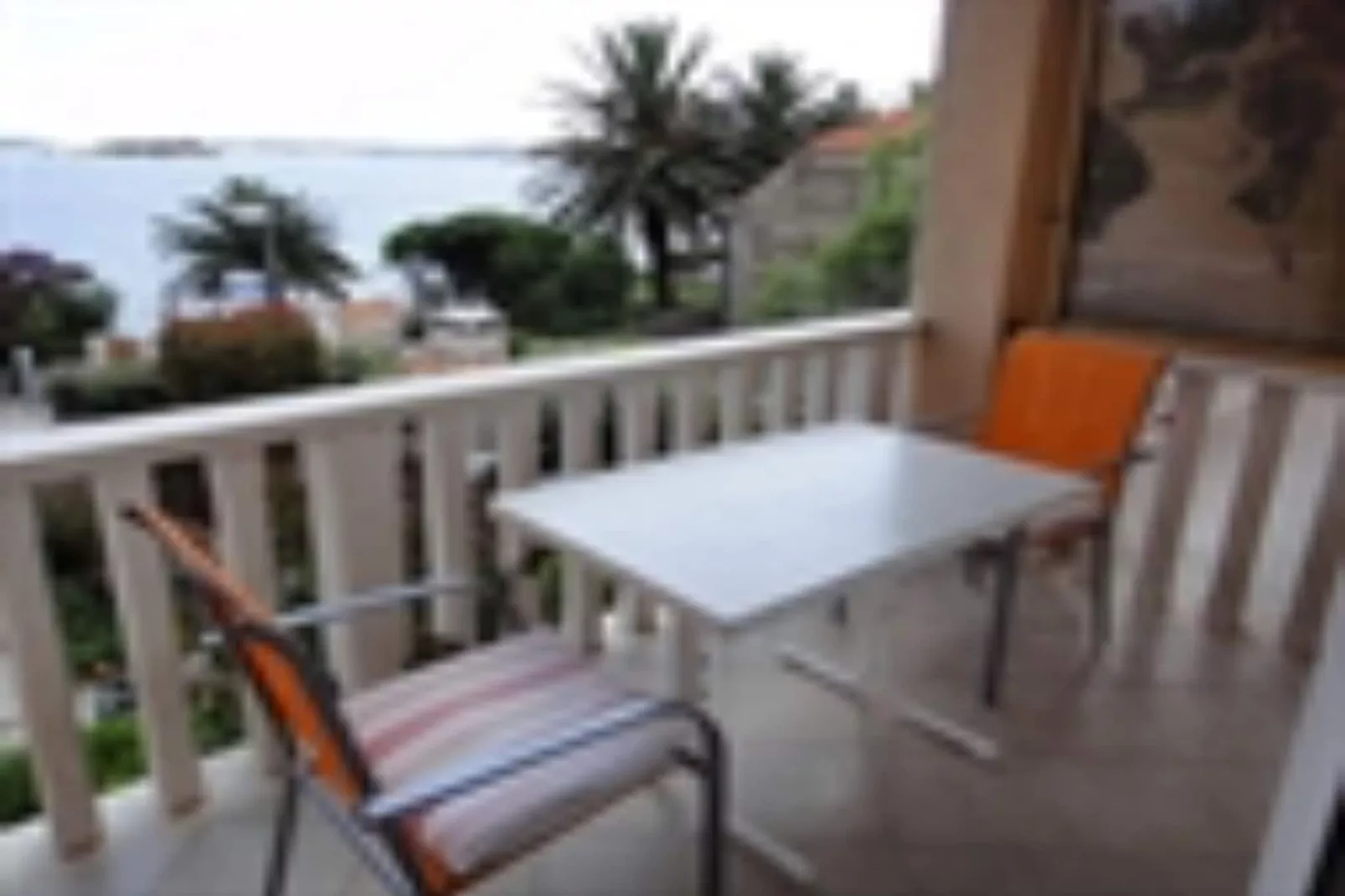Seafront Apartments Pretner - Superior Studio Apartment with Balcony and Sea View-Terrasbalkon