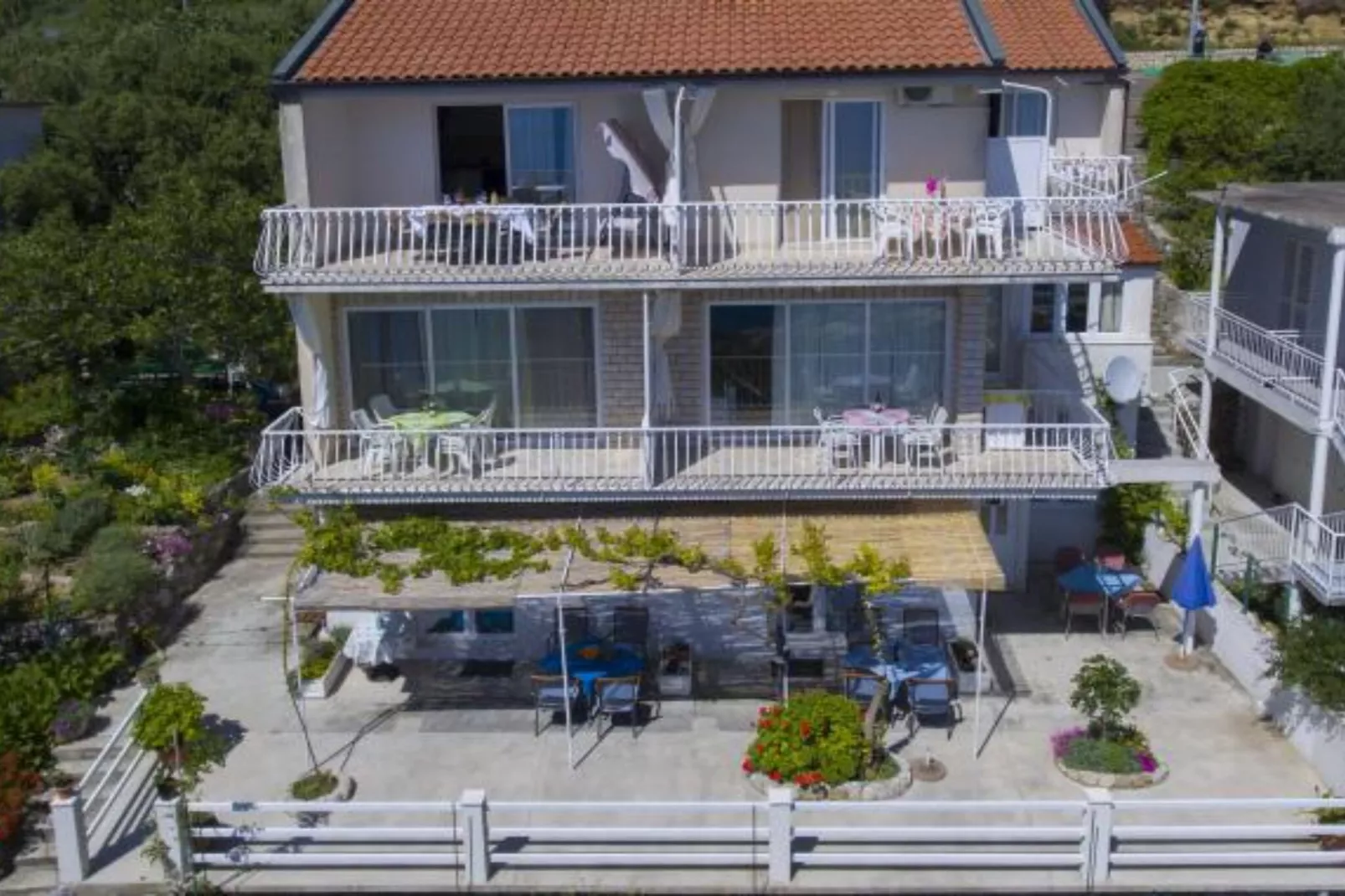 Sea View Apartments Lendic Podgora - Comfort Studio Apartment with  Balcony and Sea View-Buitenlucht