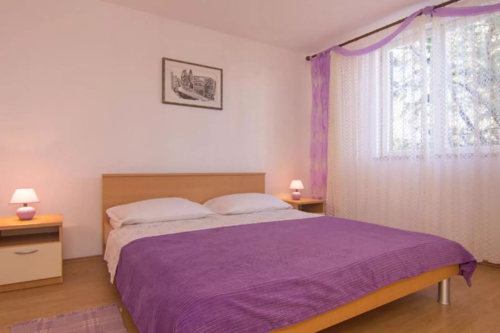 Apartment Magdic - Two Bedroom Apartment with Terrace-Slaapkamer