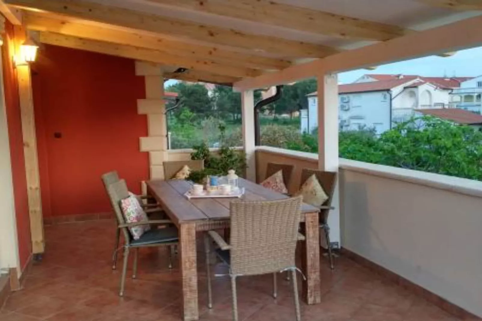 Apartments Dea & Paula - Classic Two Bedroom Apartment with Terrace-Terrasbalkon