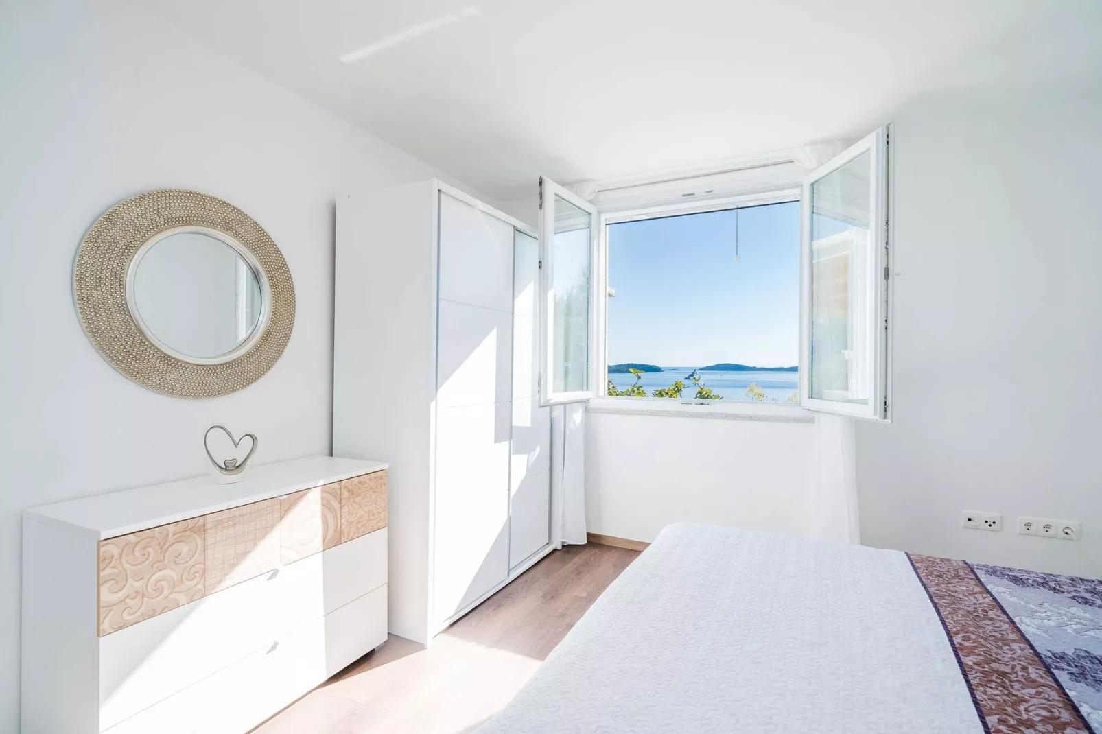 Apartments Marnic Blue Chill-One Bedroom Apartment(B)-Slaapkamer