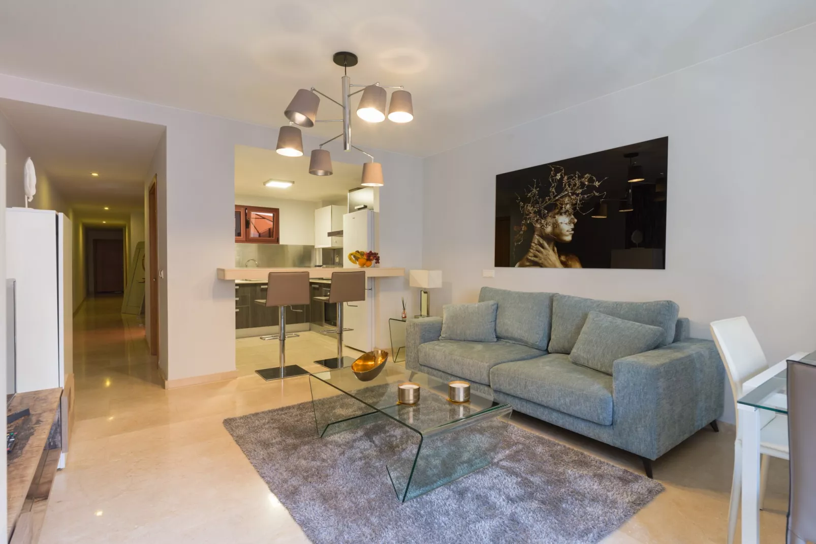 Luxury Dunas in Las Canteras By CanariasGetaway-Woonkamer