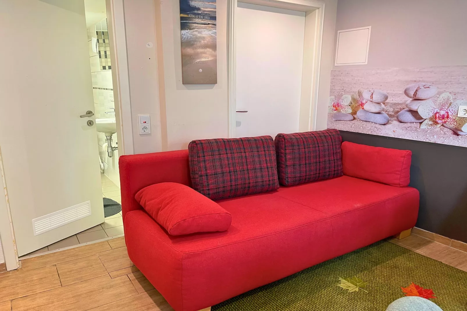 F000 Apartment mit Doppelbett-Woonkamer