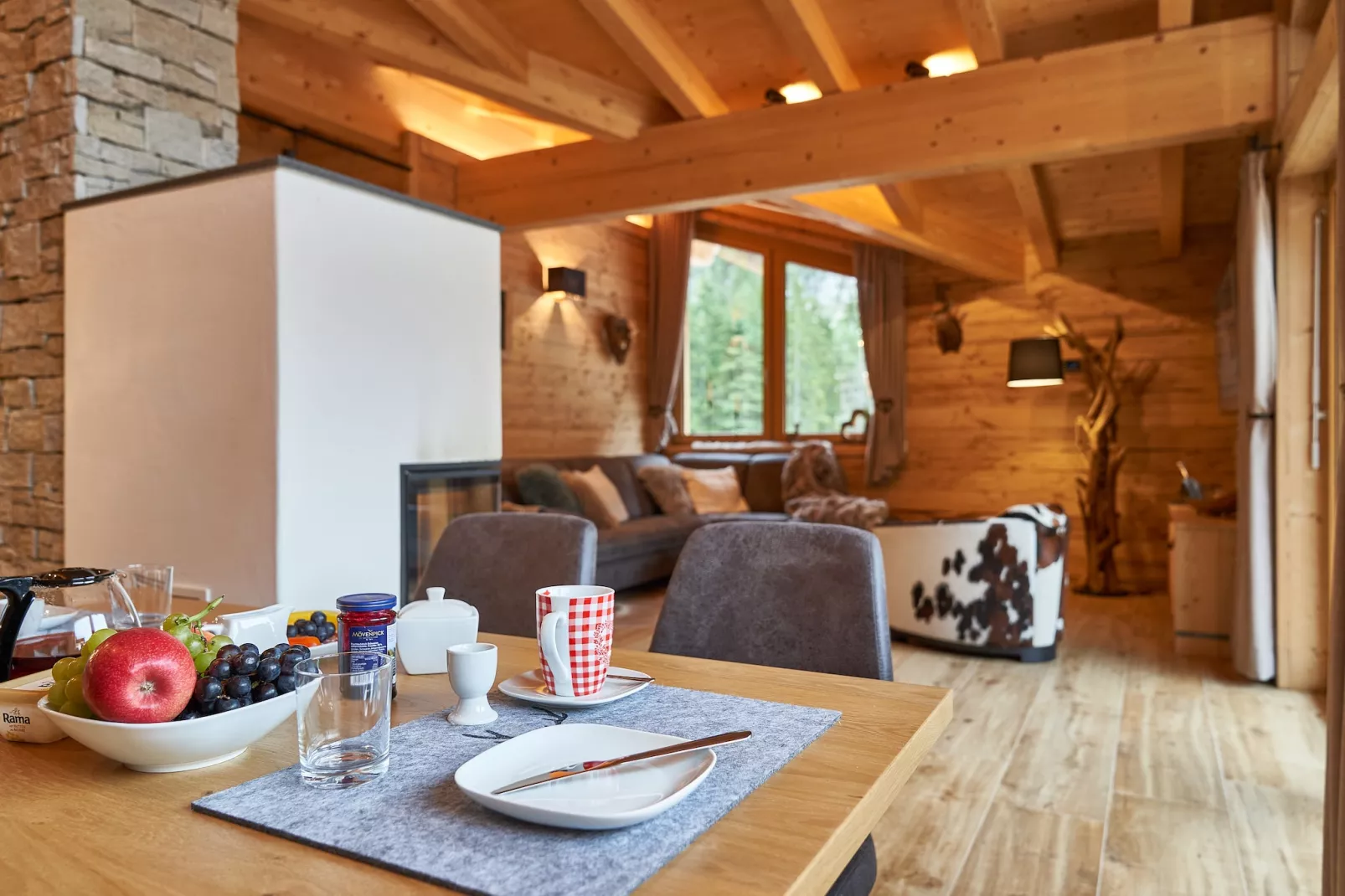 Chalet Leßner-Woonkamer