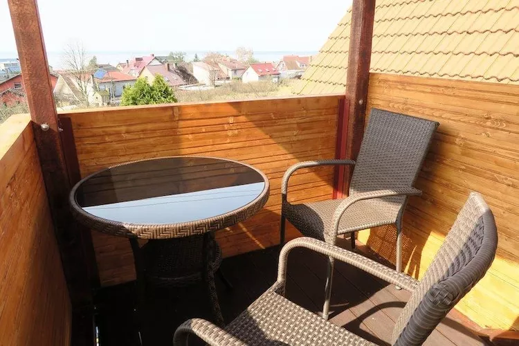 Pokój 2 osobowy nr 6 - widok na Zalew-Terrasbalkon