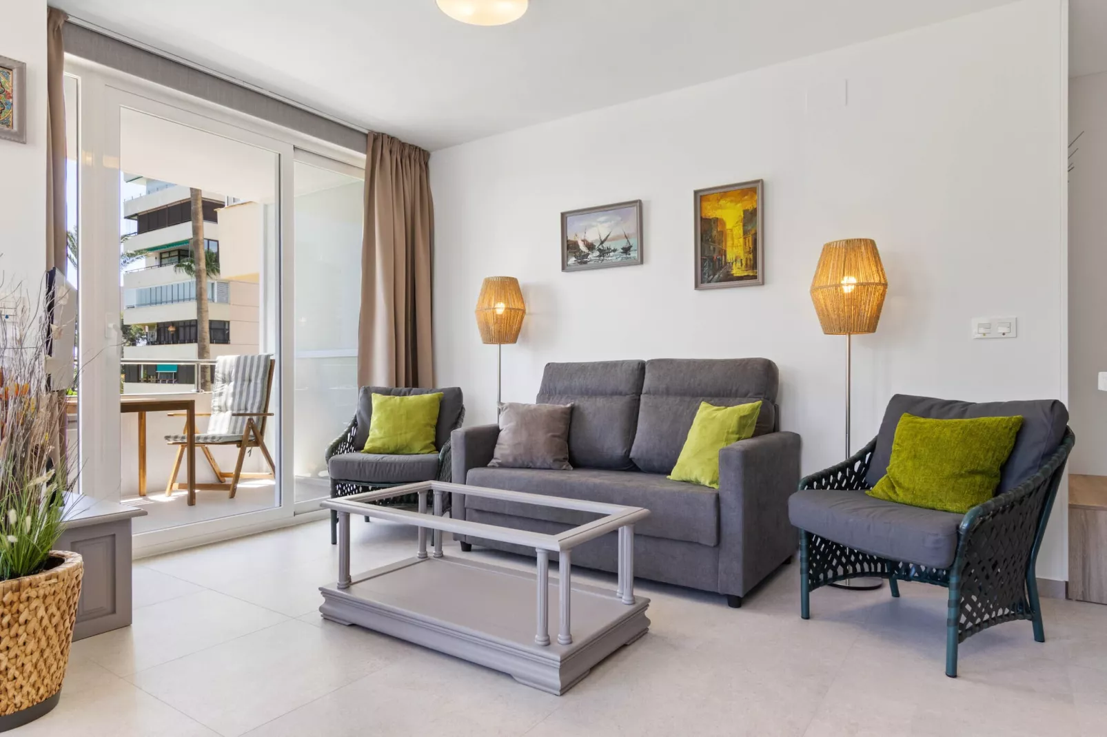 Casa Sol y mar - Playamar-Woonkamer