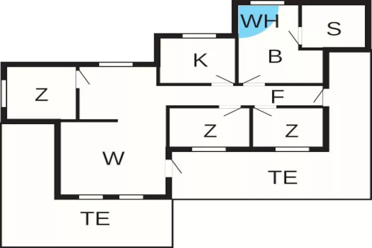 6 persoons vakantie huis in Hadsund-By Traum-Plattegrond