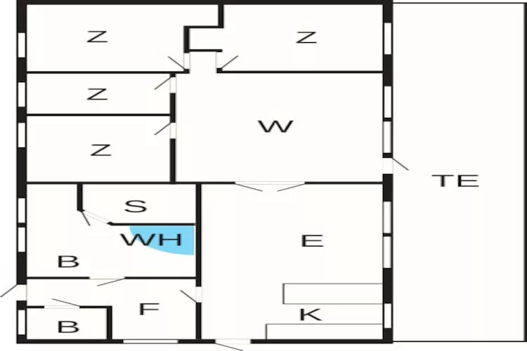 Meerzicht Retreat in Sohojlandet -- By Traum Ferienwohnungen-Plattegrond