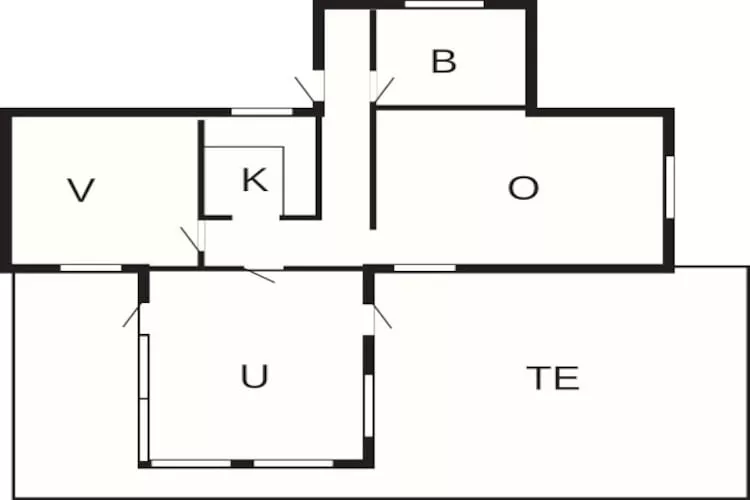 2 persoons vakantie huis in SÖLVESBORG-By Traum-Plattegrond