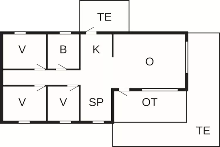 6 persoons vakantie huis in Hadsund-By Traum-Plattegrond