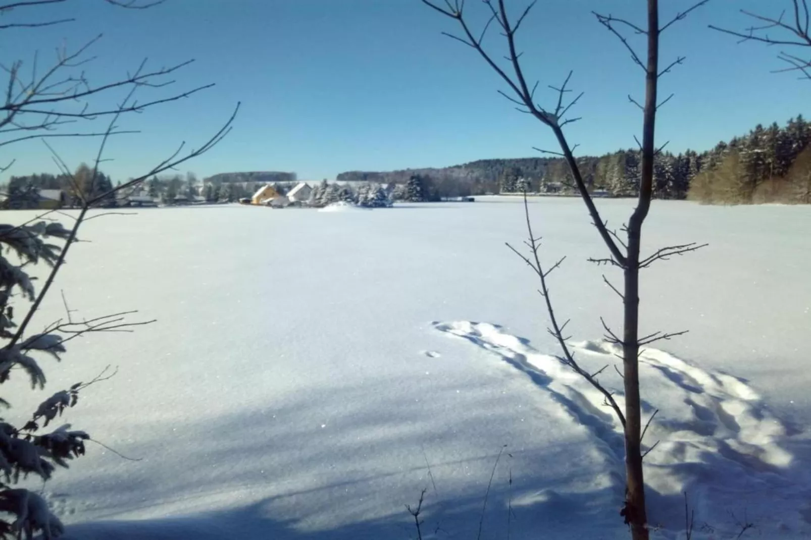 Vogtland-Gebied winter 20km