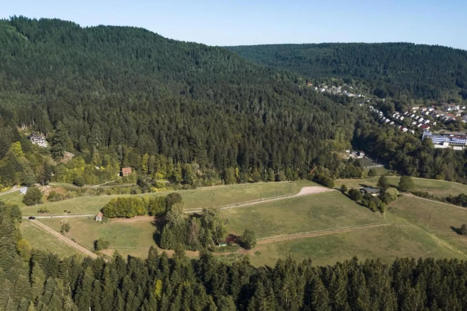 Schwarzwald-Gebieden zomer 20km