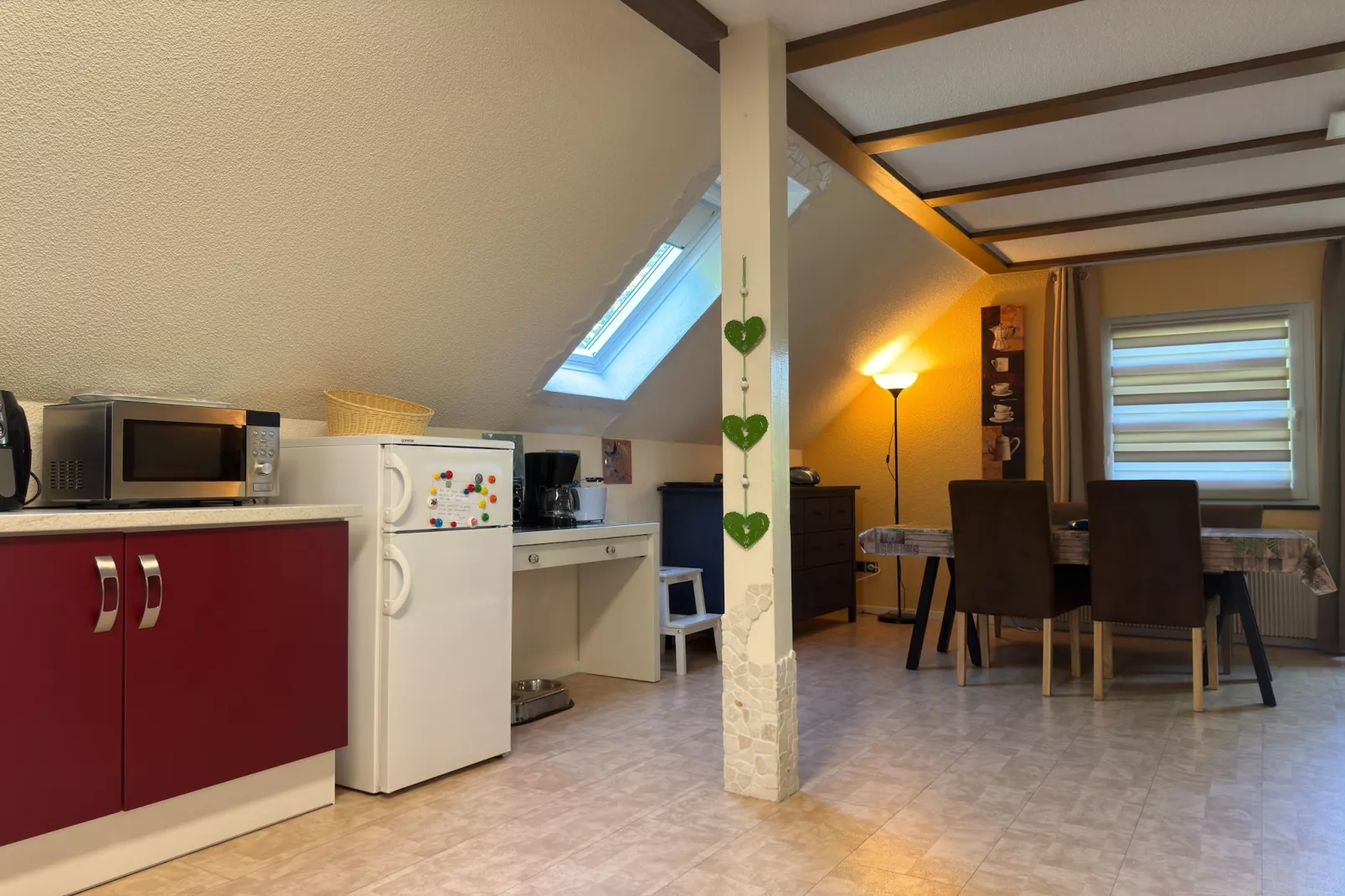 Obere Ferienwohnung-Woonkamer