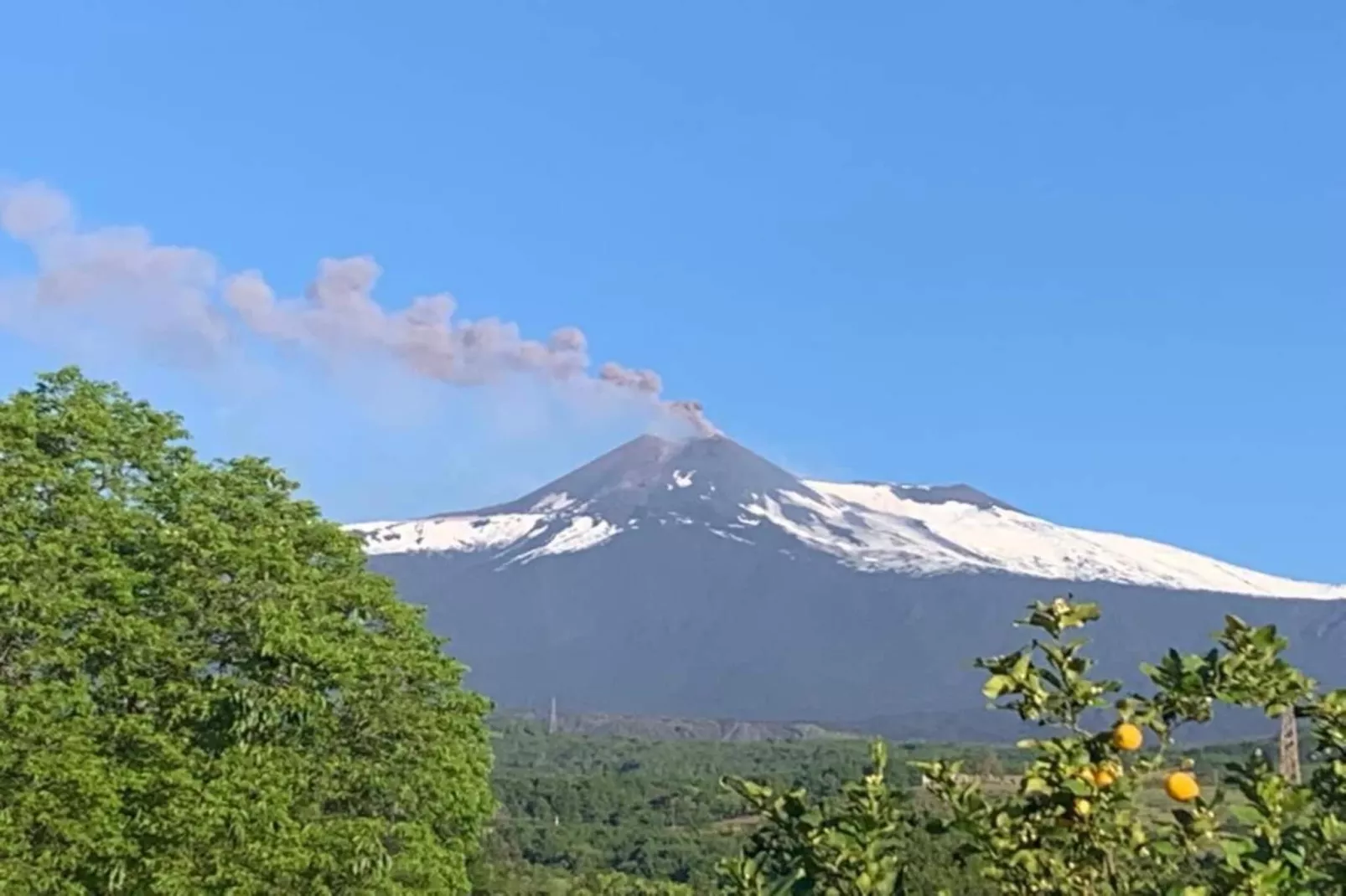 Suite vista Etna-Gebieden zomer 20km