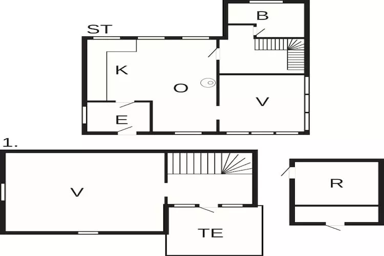 Sfeervol Vissershuisje -- By Traum Ferienwohnungen-Plattegrond